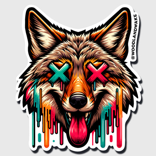 Coyote Hunt Sticker