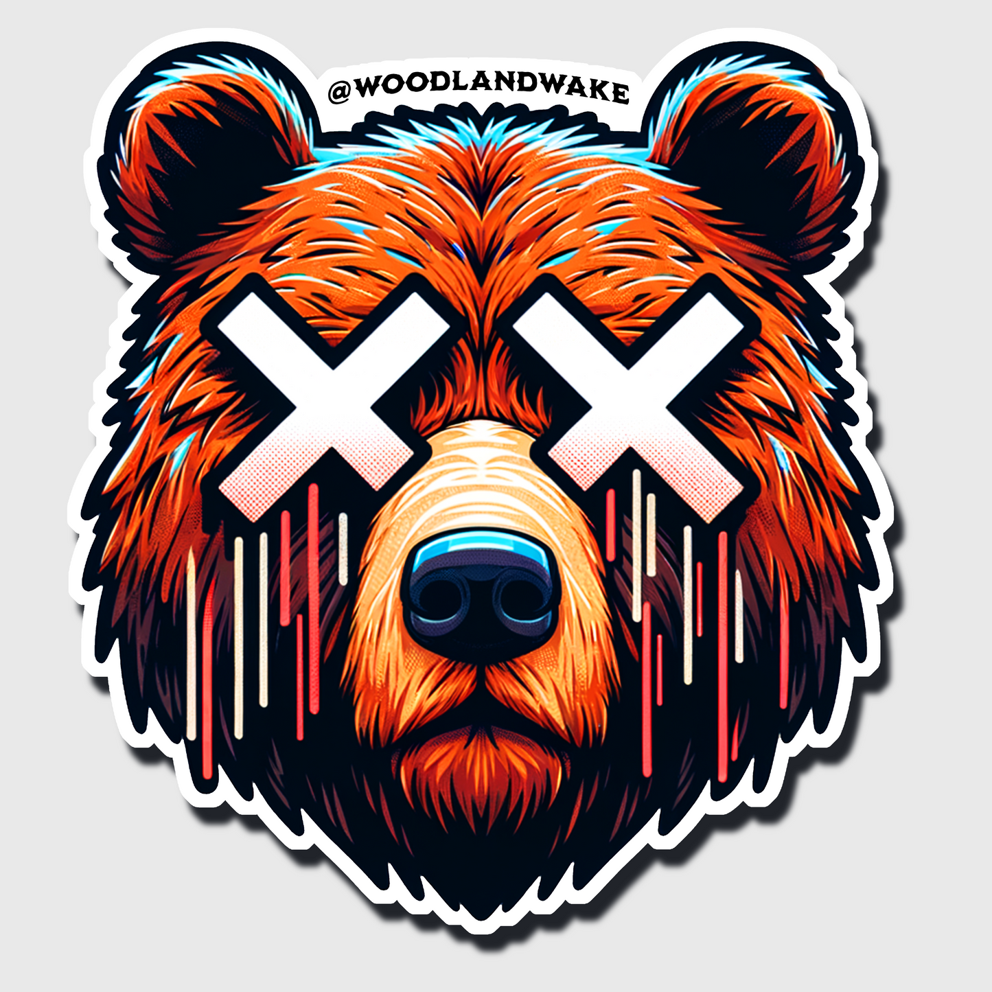 Grizzly Hunt Sticker