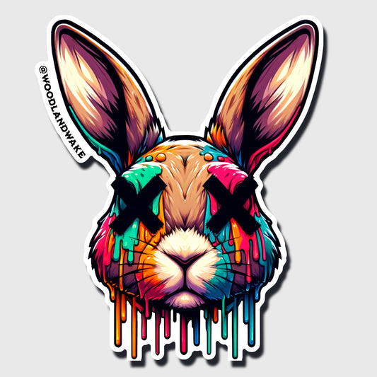 Rabbit Hunt Sticker