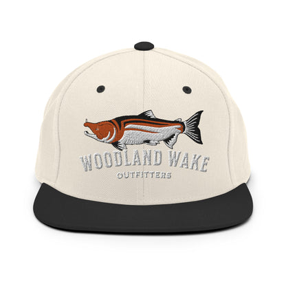 Salmon Snapback Hat