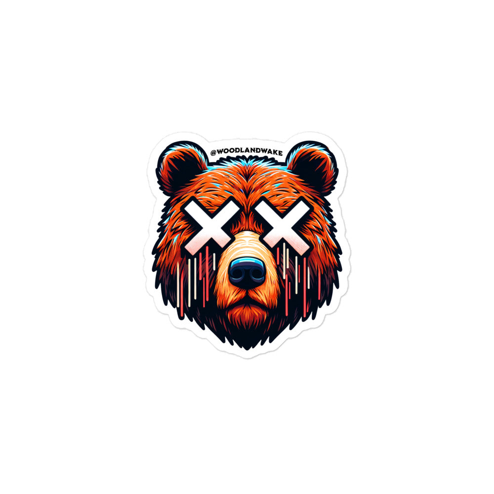 Grizzly Hunt Sticker