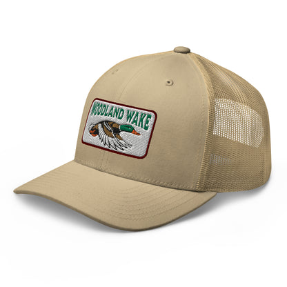 Duck Embroidered Patch Trucker